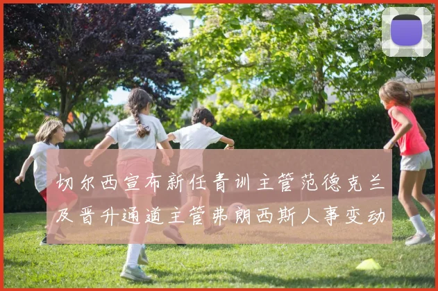 切尔西宣布新任青训主管范德克兰及晋升通道主管弗朗西斯人事变动